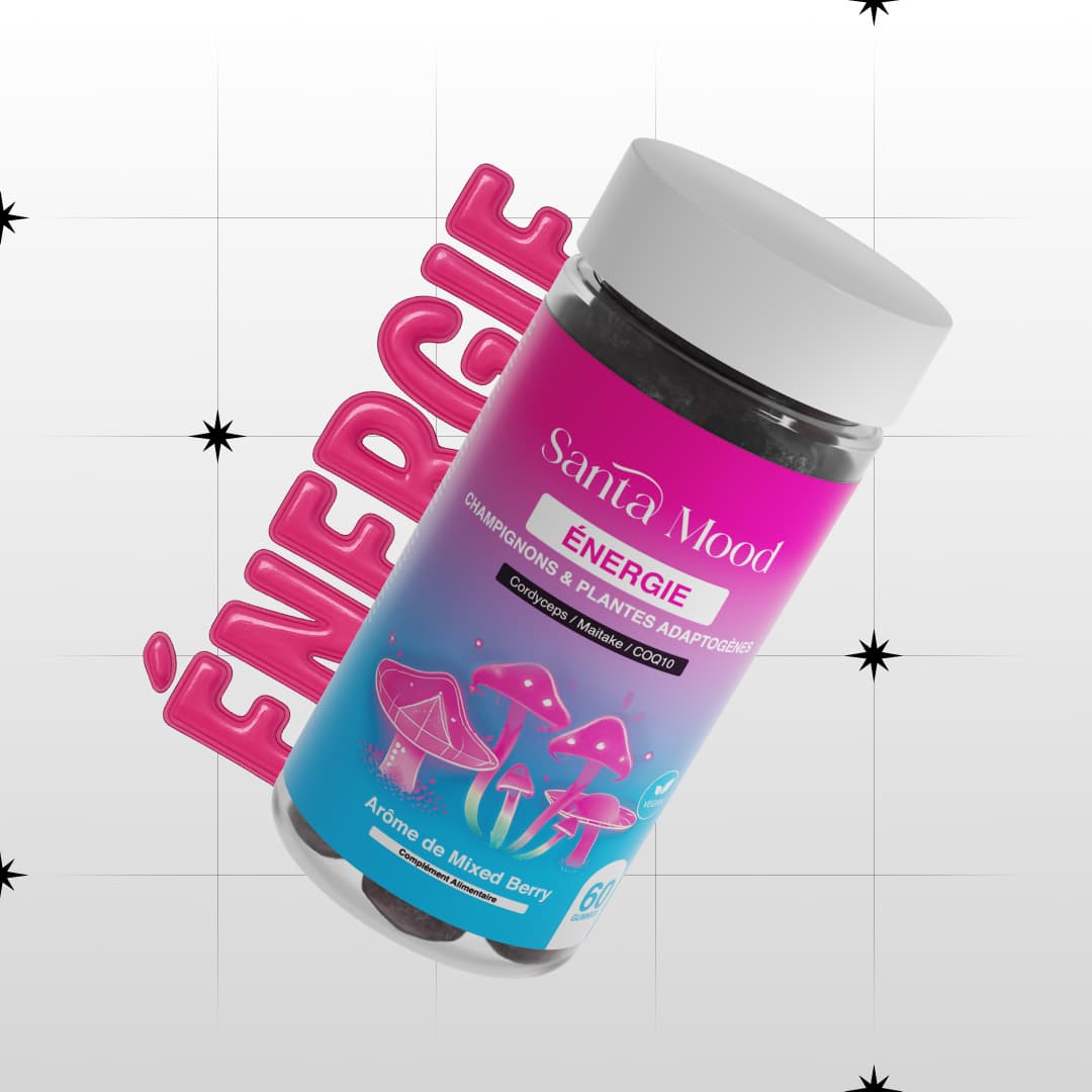 Gummies Adaptogènes Énergie aux Fruits Rouges 60 – Cordyceps & Maitake